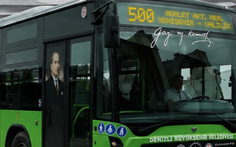 500 nolu belediye otobüsü hattında değişiklik