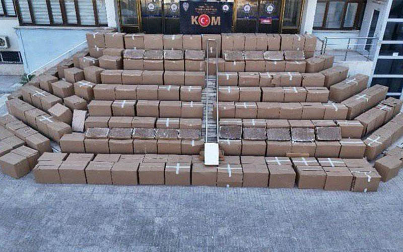 TIR dorsesinde 5 milyon adet sigara