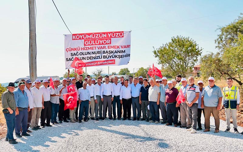 30 yıldır beklenen yol açıldı, 4 ilçenin bağlantısını sağlayacak
