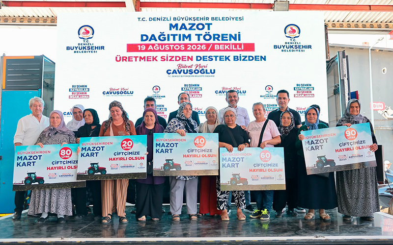 Büyükşehir Belediyesi’nin mazot desteği sürüyor