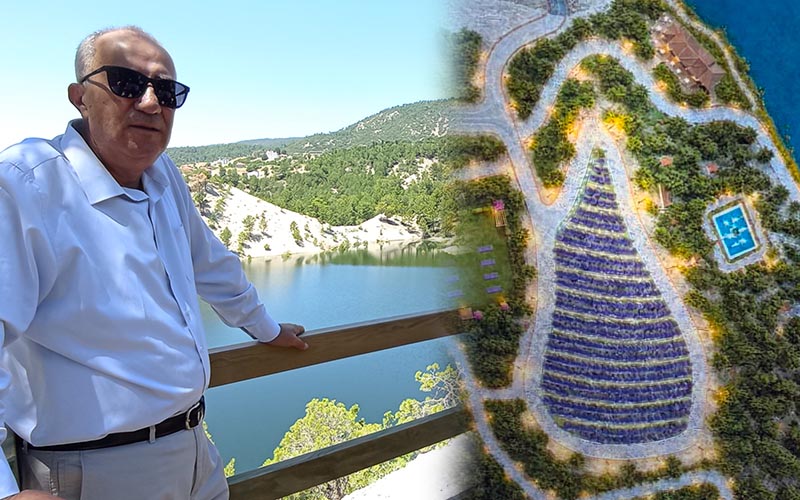 Çameli’ye gölet manzaralı millet bahçesi