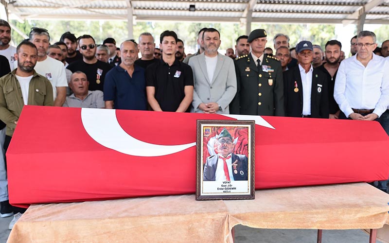 PKK saldırısında yaralanan Gazi Özdemir, son yolculuğuna uğurlandı