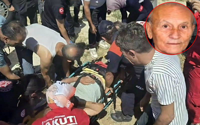 Kayıp olarak aranırken dere yatağında bulunmuştu, hastanede öldü