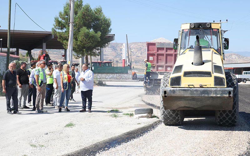 Merkezefendi Belediyesi’nden Kumkısık’ta yol çalışmaları