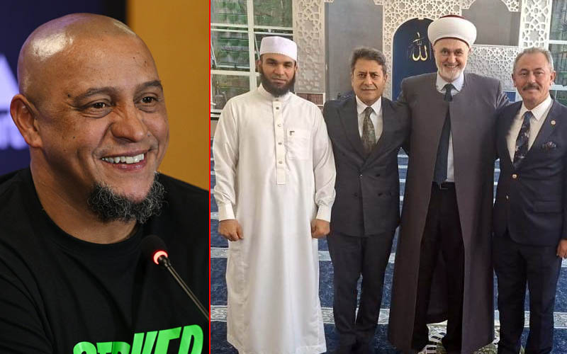 Eski futbolcu Roberto Carlos’un Müslüman olduğu görüntüleri Milletvekili Tin de izledi