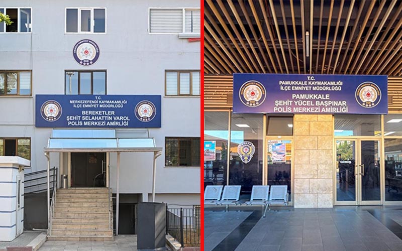 İki polis merkezine şehit isimleri verildi