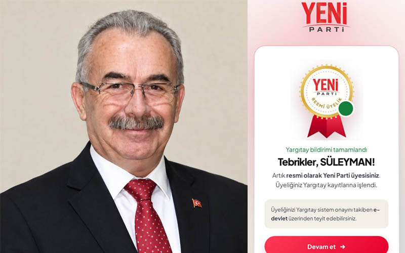Yeni Parti üyesi CHP’ye ilçe başkanı atandı