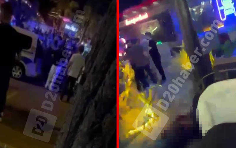 Silahlı çatışmanın çıktığı kafeden ilk görüntüler