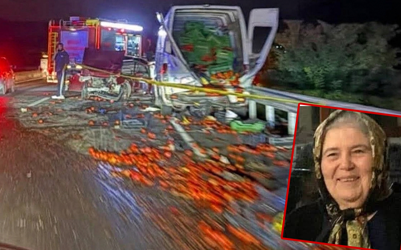 TIR ile otomobil çarpıştı: 1 ölü, 2 yaralı