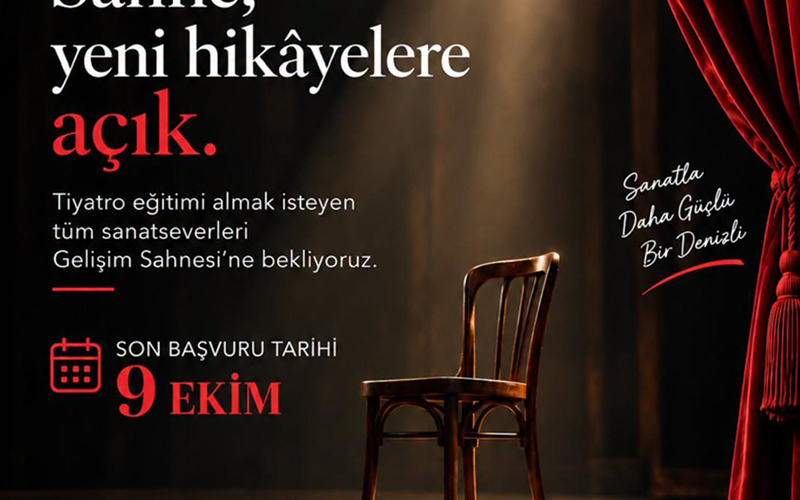 Büyükşehir’den tiyatroseverlere Gelişim Sahnesi