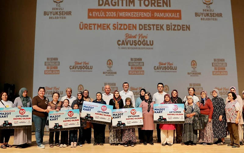 10 bin 66 üreticiye 704 bin litre mazot desteği