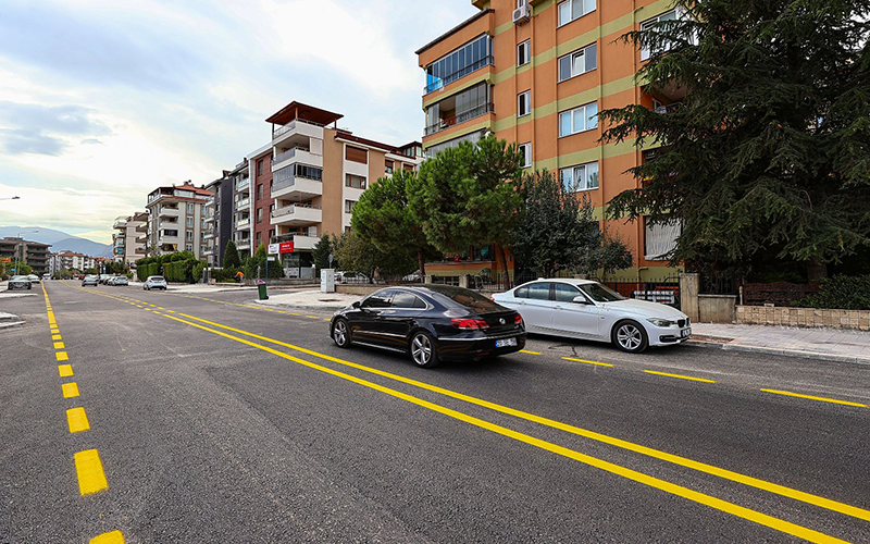 Hakkı Dereköylü Caddesi’nde yenileme çalışması tamamlandı
