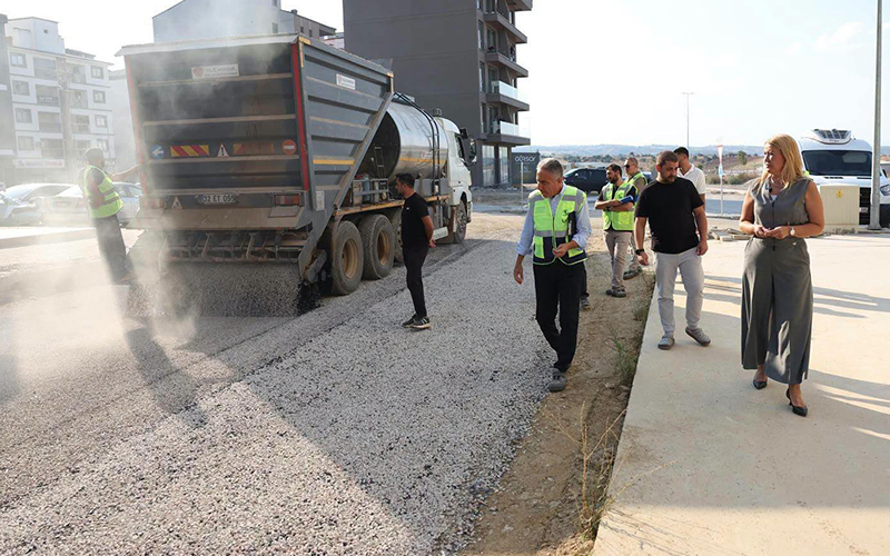 Karahasanlı Mahallesi’nde Şehir Hastanesi çevresine soğuk asfalt