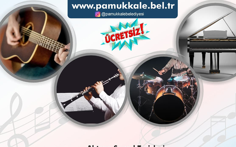 Pamukkale’de ingilizce ve müzik kursları