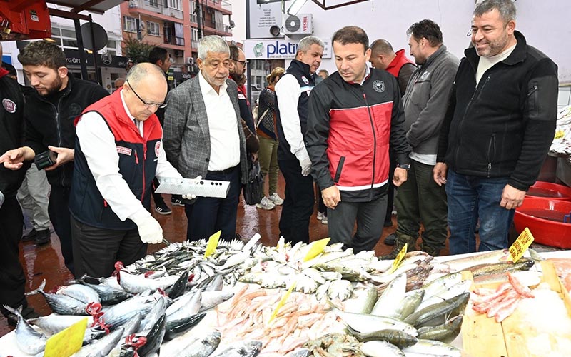 Balık Hali’nde denetim yapıldı