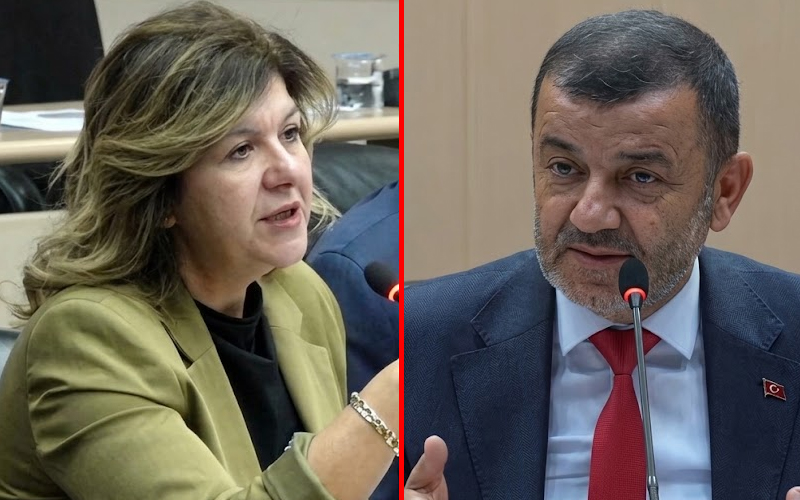 Kabadayılar konuştu, Çavuşoğlu konuşurken araya girdi, gerginlik yaşandı