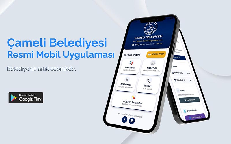 Çameli Belediyesi’nin mobil uygulaması kullanıma sunuldu