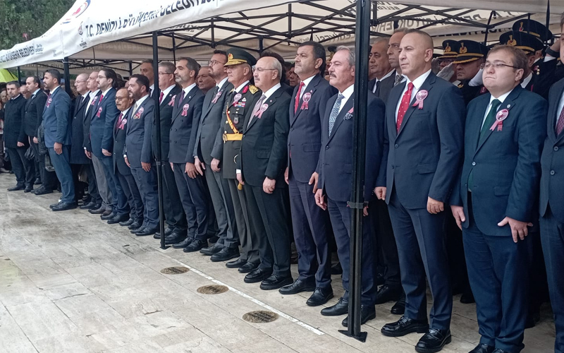 İlk tören yapıldı, kutlamalar Kongre ve Kültür Merkezi’nde