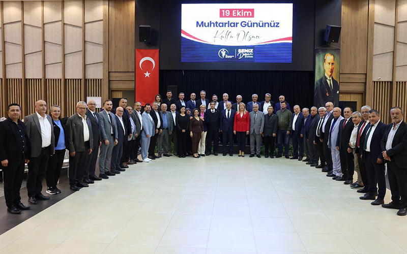 Doğan, ilçede görev yapan muhtarlar ile bir araya geldi