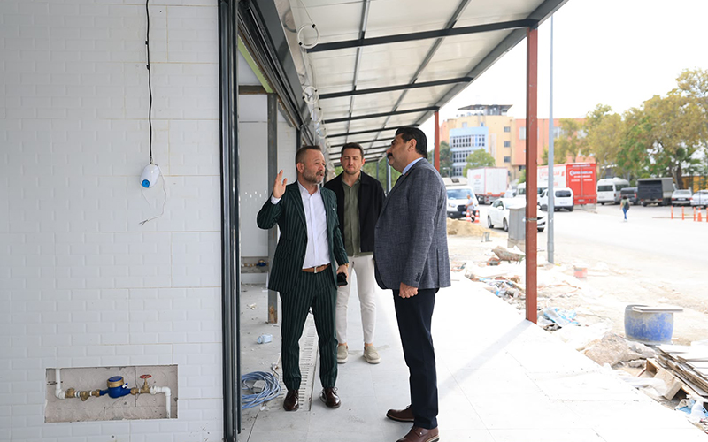 Deliktaş Mahallesi Balık Hali Projesi’nde sona doğru