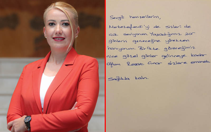 Tutuklanan Merkezefendi Belediye Başkanı Şeniz Doğan’dan ilk mesaj
