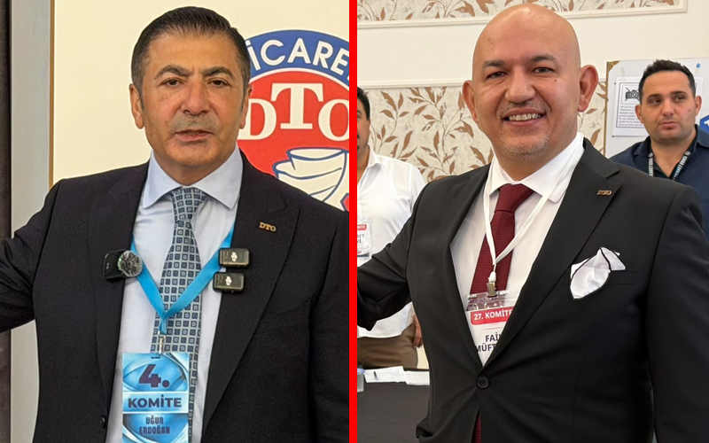 DTO’da iki adaylı seçim heyecanı: Erdoğan ve Müftüler oylarını kullandı