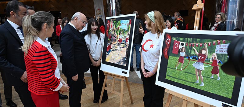 Denizli'de Cumhuriyetin 103. kuruluş yılı düzenlenen törenle kutlandı
