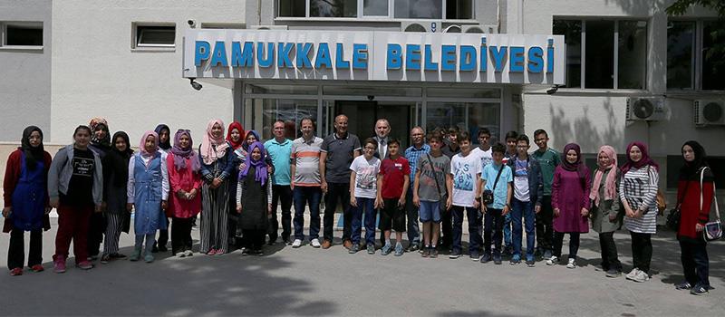 Pamukkale Belediyesi Simavlı öğrencileri konuk etti