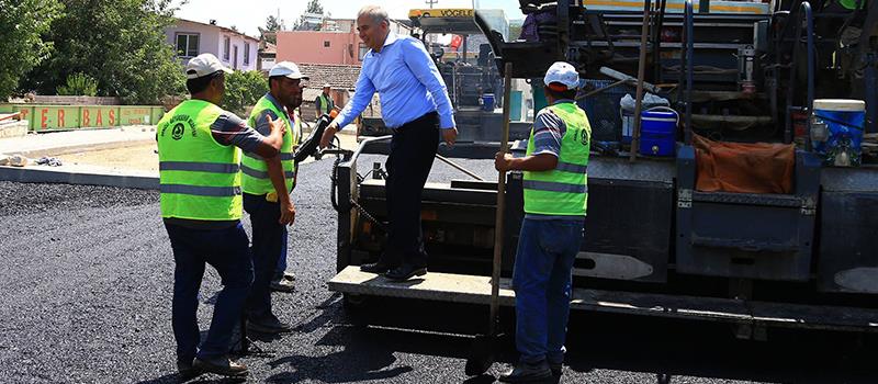 Üst yapı atağı ilçelerde de devam ediyor