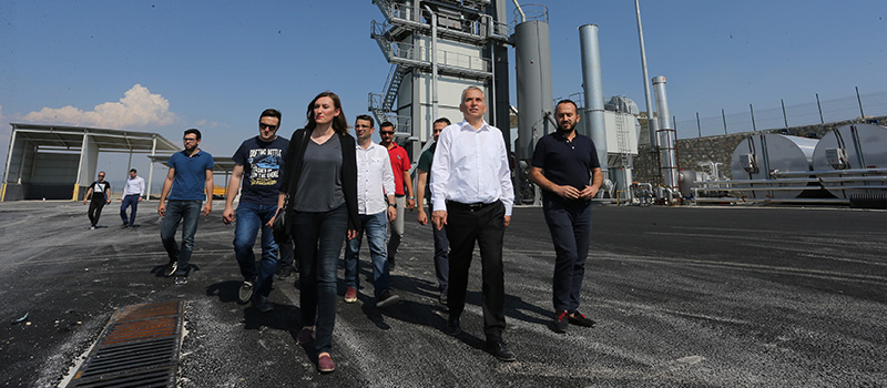 Denizli çevreci asfalt şantiyesine kavuşuyor