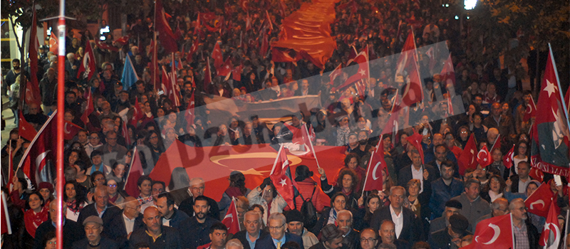 Denizli cumhuriyete yürüdü 