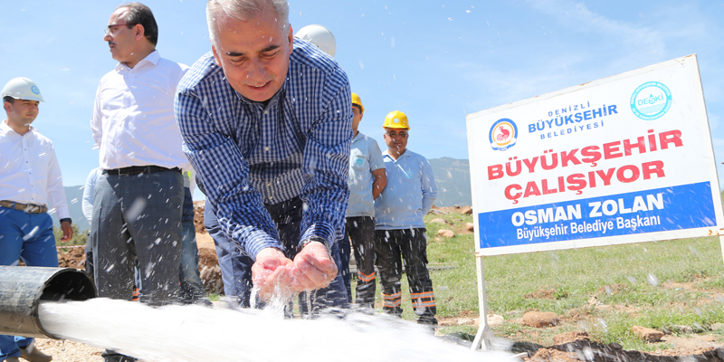 Denizli Büyükşehir DESKİ'den 16 içme suyu deposu