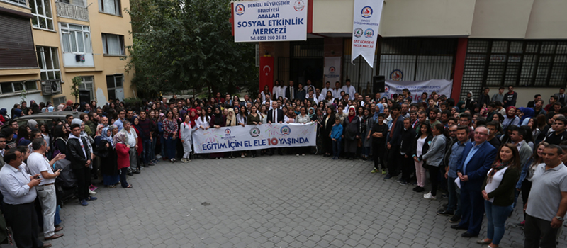 Eğitim için El Ele’de ilk ders zilini Başkan Zolan çaldı