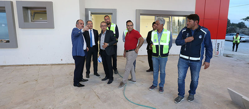 Karahayıt 112 Acil Sağlık İstasyonu ve Turizm Sağlık Merkezi'nin inşaatında sona gelindi