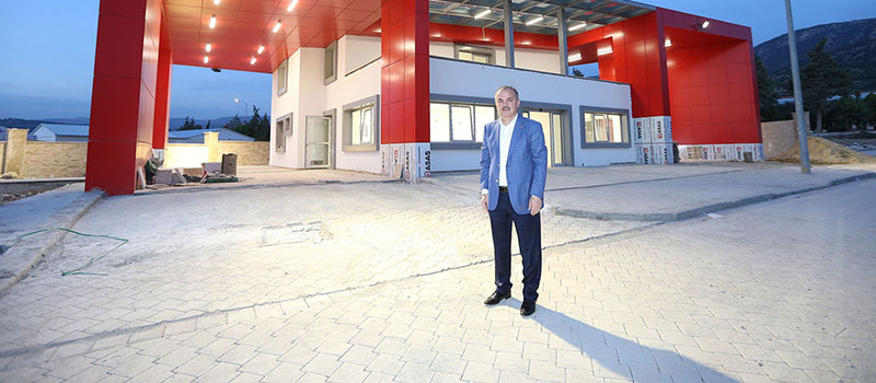 Karahayıt 112 Acil Sağlık İstasyonu ve Turizm Sağlık Merkezi'nin inşaatında sona gelindi