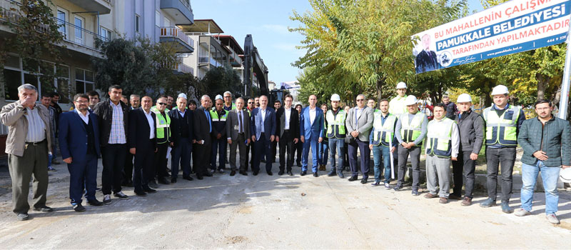 Pamukkale Belediyesi’nden üst yapı hamlesi