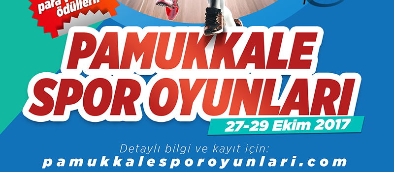 Spor dünyası Pamukkale Spor Oyunları’nda buluşacak