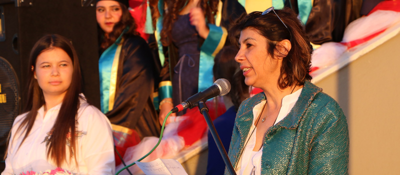 Himmet-Nimet Özçelik Anadolu Lisesi'nde mezuniyet sevinci