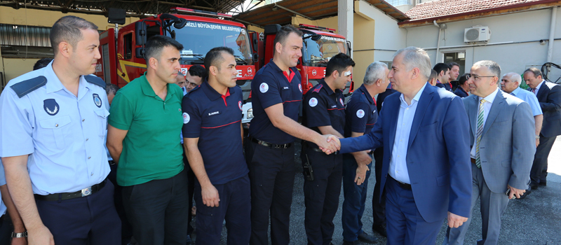 Başkan Osman Zolan, belediye personeliyle bayramlaştı