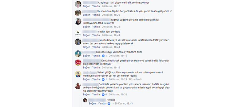 Tartışma başlatan soru: Denizli trafiğinden memnun musunuz?