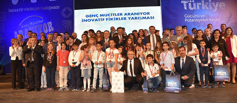 Genç mucitler ödüllerini aldı
